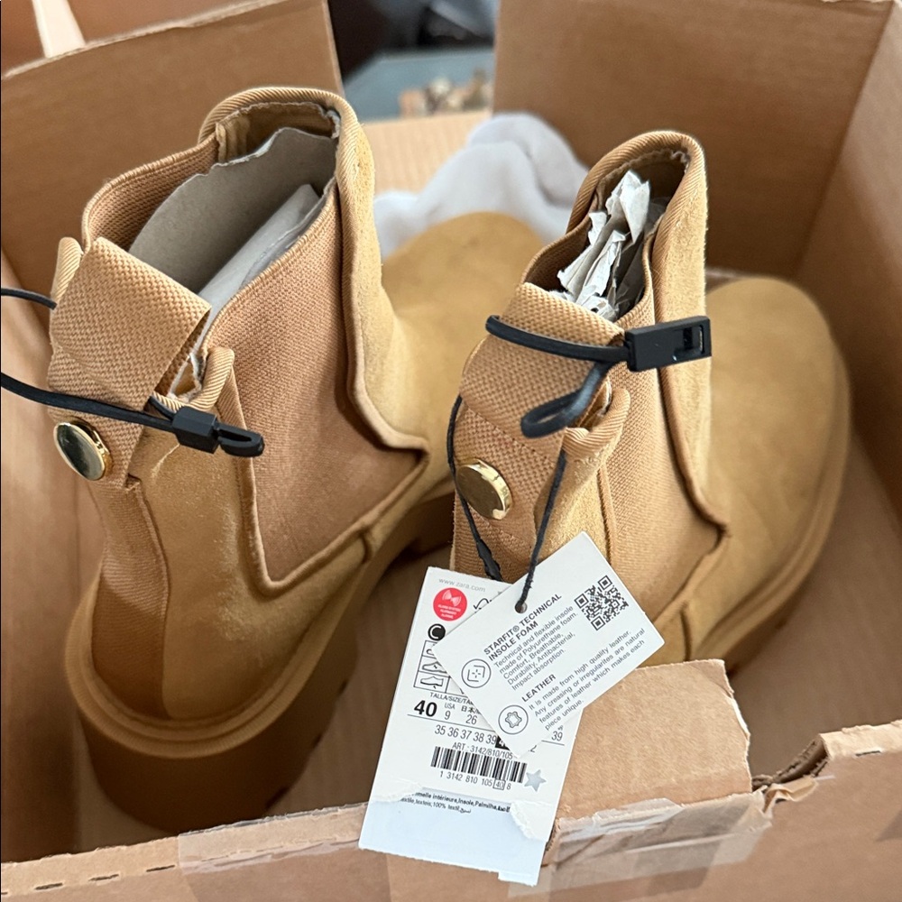 Zara suede NWT boots - Picture 9 of 10